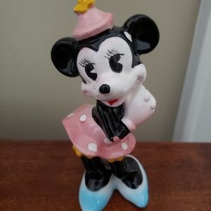 Vintage 5" Walt Disney Productions Enesco collectible Minnie figurine